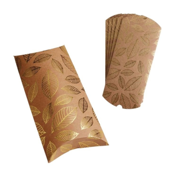 Krabička dárková Craft se zlatým tiskem