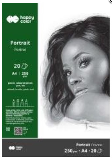 Skicárk A4 Portrét 250g 20 listů