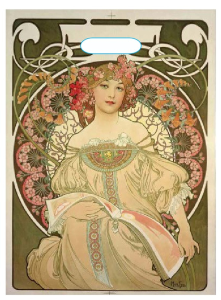 Taška igelitová s průsekem A. Mucha