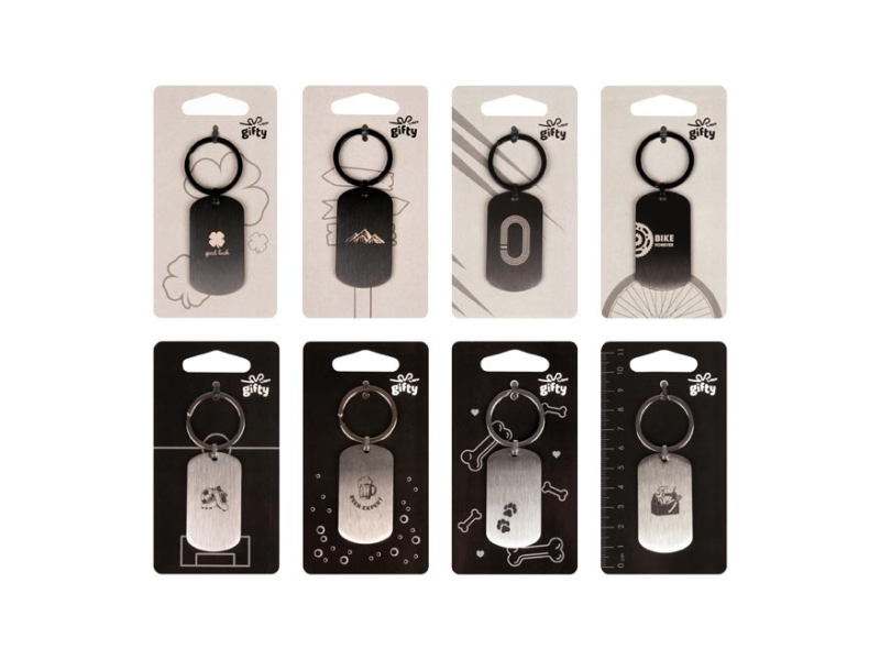 Gifty, klíčenky známky