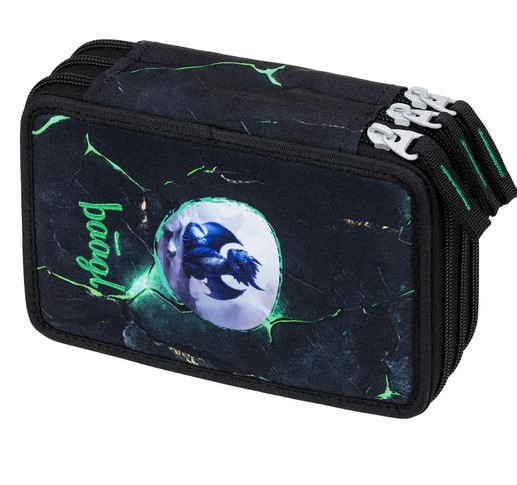 Penál Baagl třípatrový Draci