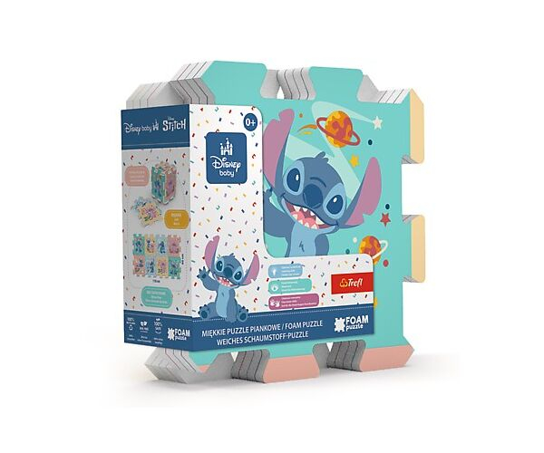 Pěnové puzzle, Lilo & Stitch, 8 kusů