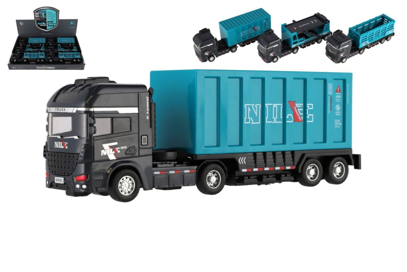 Auto nákladní s vlekem, setrvačník