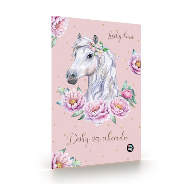 Zásobník na abecedu, kůň romantic