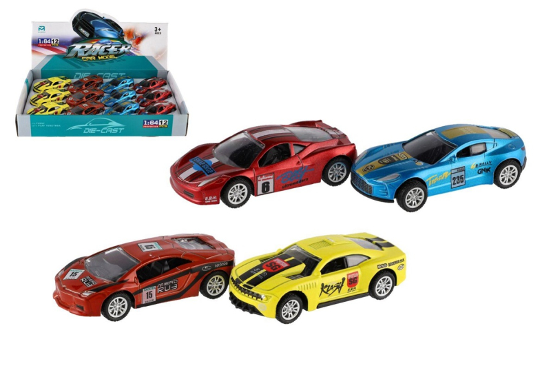 Auto závodní na zpětné natažení