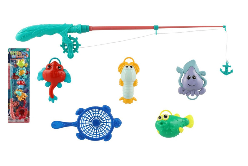 Rybářská hra s prutem 45cm