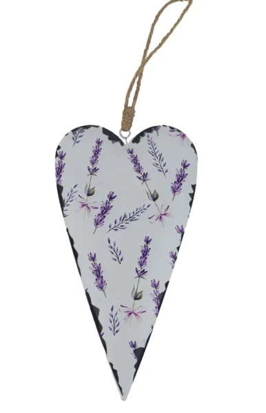 Srdce k zavěšení levandule