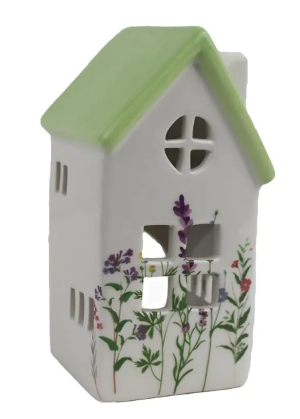 Domeček na svíčku jarní