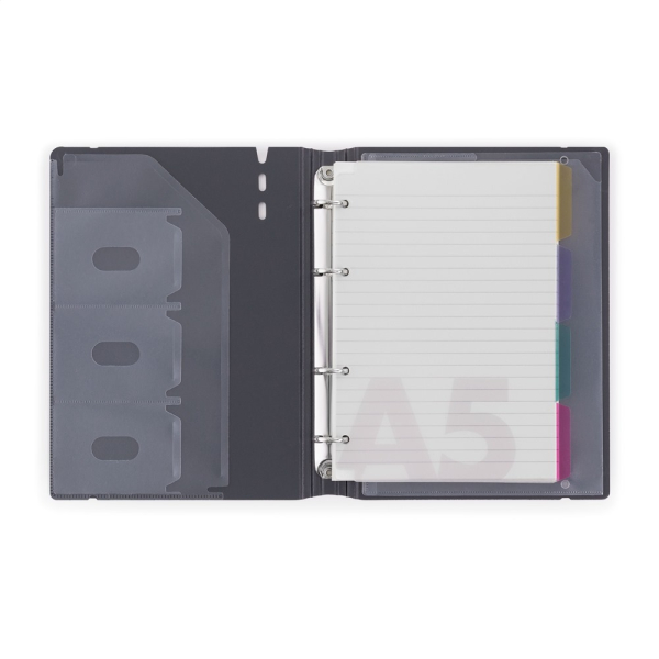 Zápisník kroužkový A5, verde mix motivu