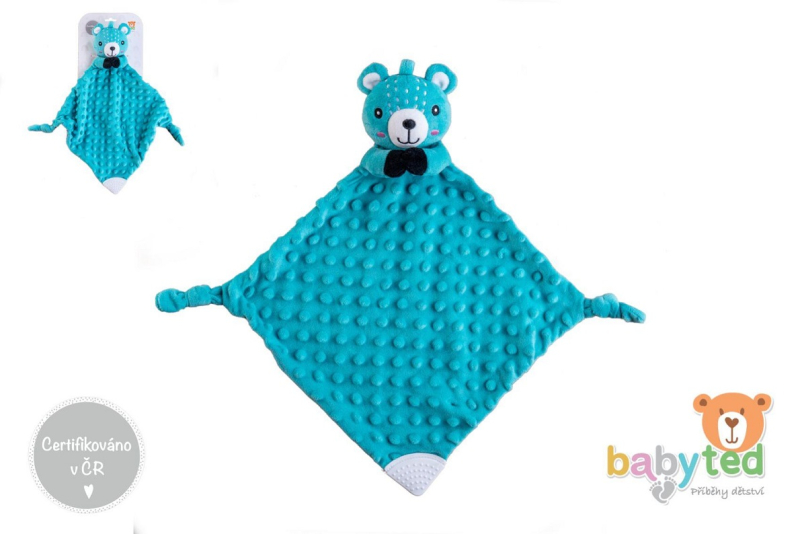 Usínáček medvídek, kousátko, chrastítko