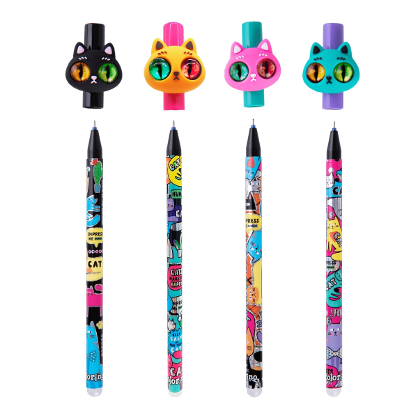 Kuličková tužka gumovací okaté kočky
