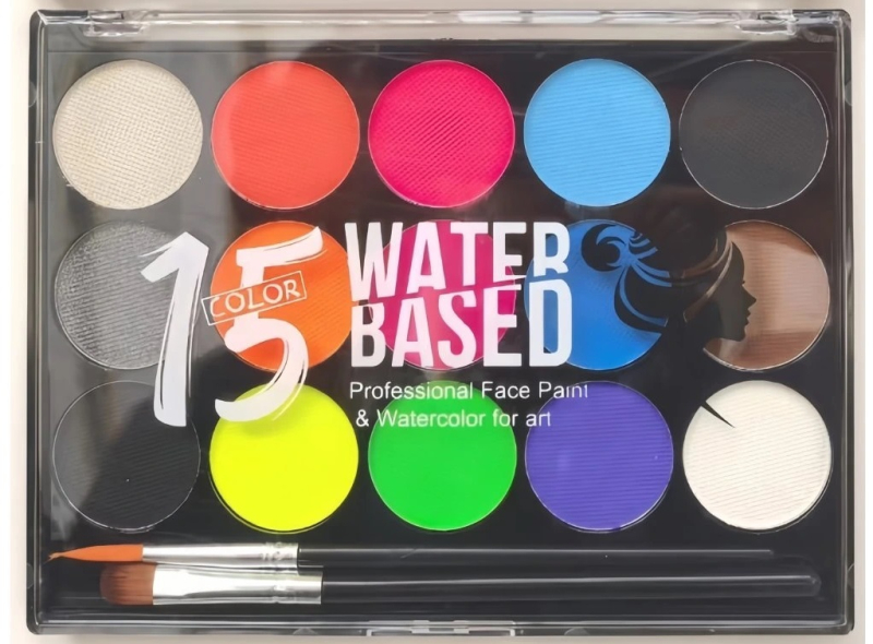 Barvy na obličej a tělo, neonové