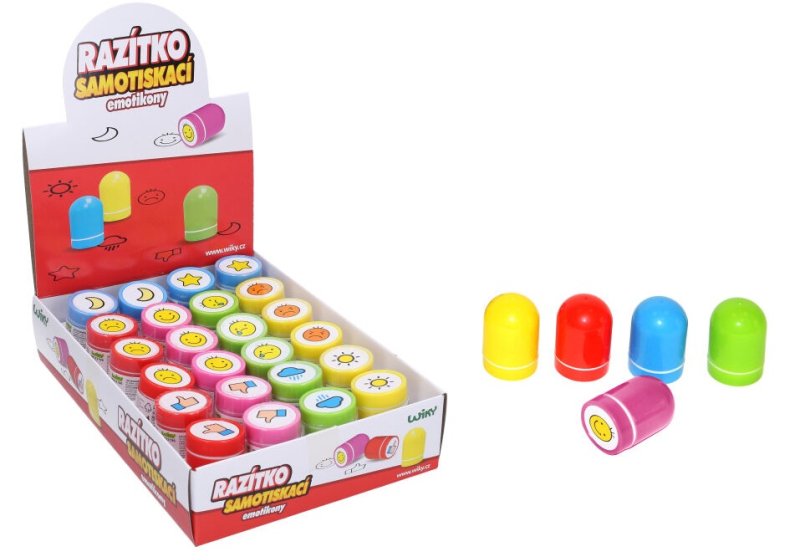 Razítko samotiskací emotikony