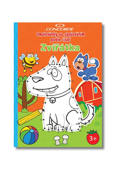 Omalovánky se spojováním, Zvířátka, CONCORDE