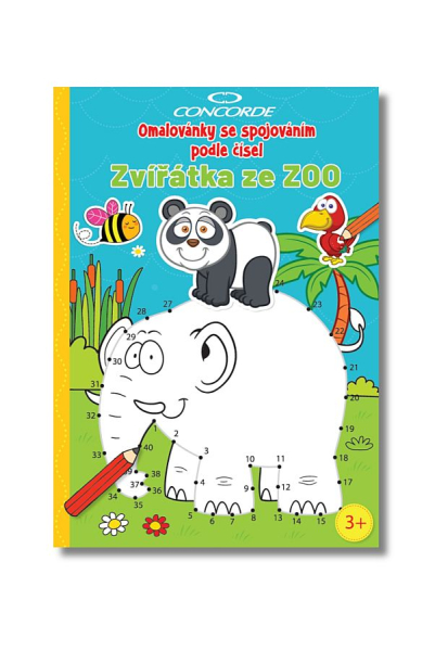 Omalovánky se spojováním podle čísel, Zvířátka ze ZOO