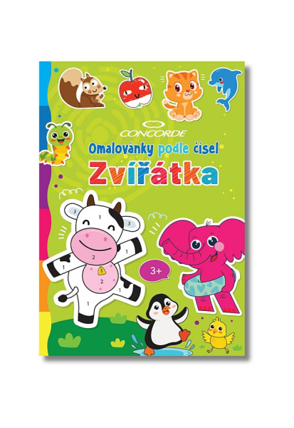 Omalovánky podle čísel, Zvířátka, CONCORDE