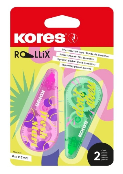 Opravný, korekční strojek ROLLiX, Kores, 5mm-8m