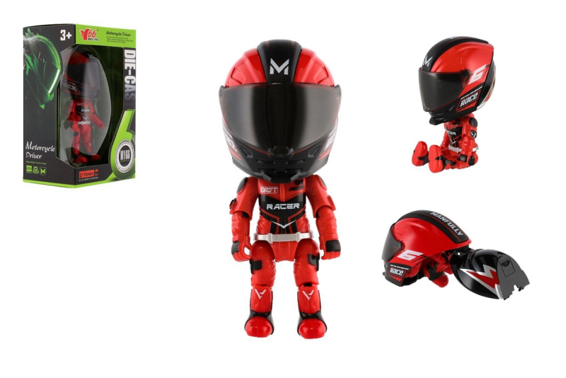 Figurka motorkáře ohebná