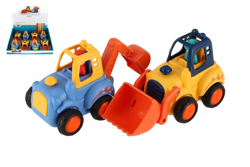 Auto stavební na setrvačník 2 druhy