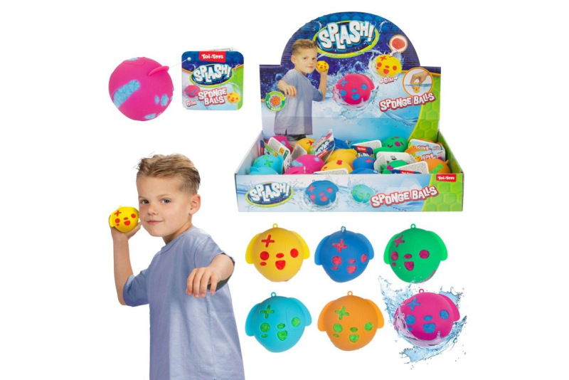 Míček z měkké houby do vody, vodní bomba