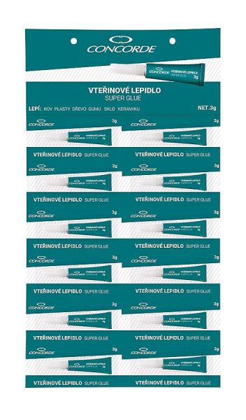 Lepidlo vteřinové concorde 3g