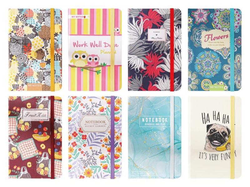 Zápisník A6 s gumou 96 listů