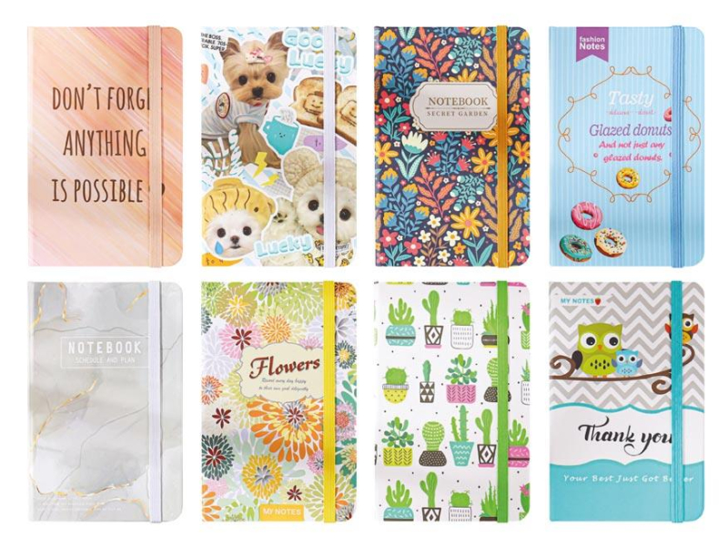 Zápisník A6 s gumou 96 listů