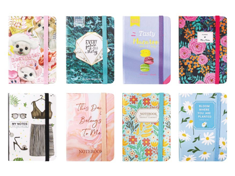 Zápisník A7 s gumou 80 listů