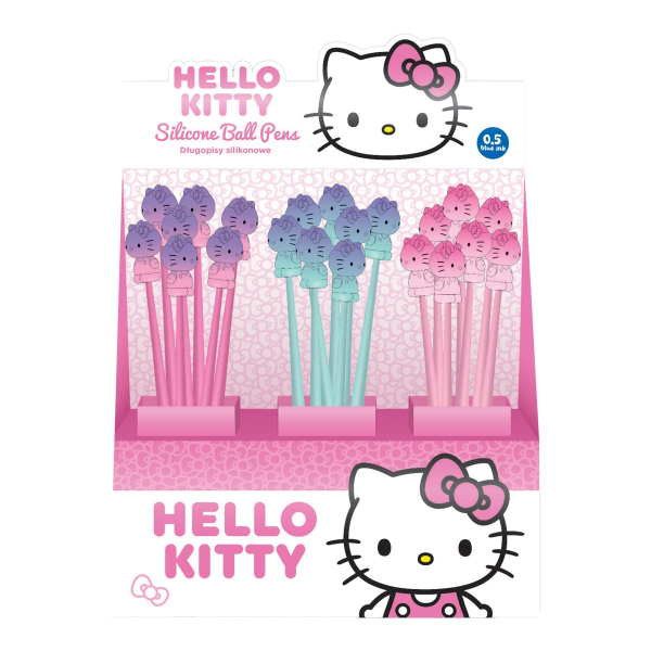 Kuličková tužka silicon hello kitty, colorino