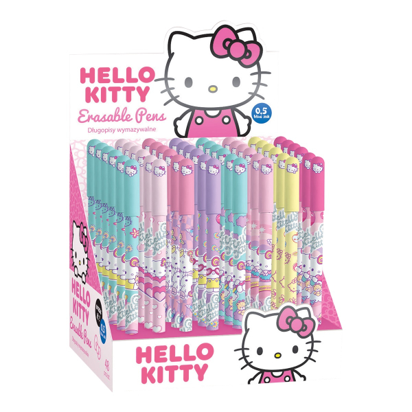 Kuličková tužka gumovací, hello kitty s víčkem
