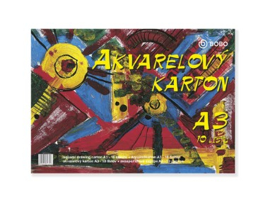 Akvarelový karton A3, 10 listů