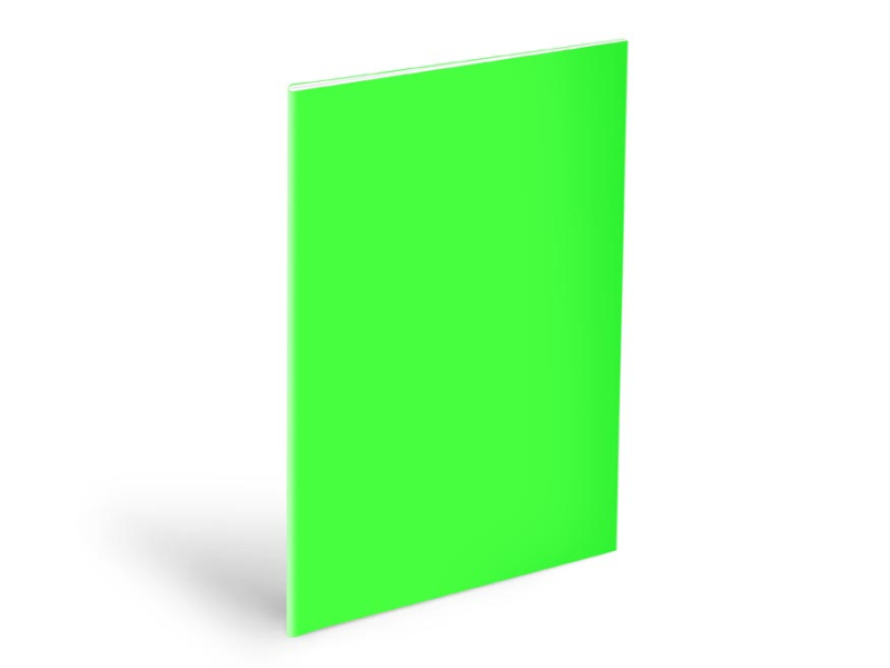 Obal na sešity A5 180 mikronů neon zelený