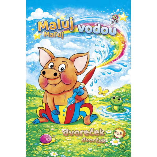 Omalovánky A4, Vodní, Dvoreček