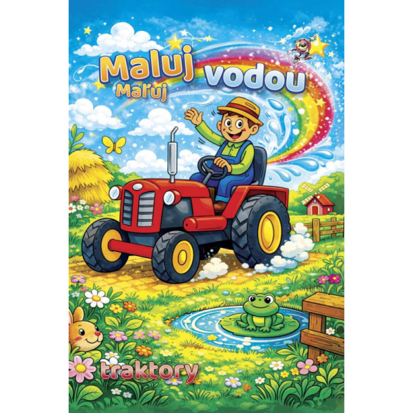 Omalovánky A4, Vodní, Traktory
