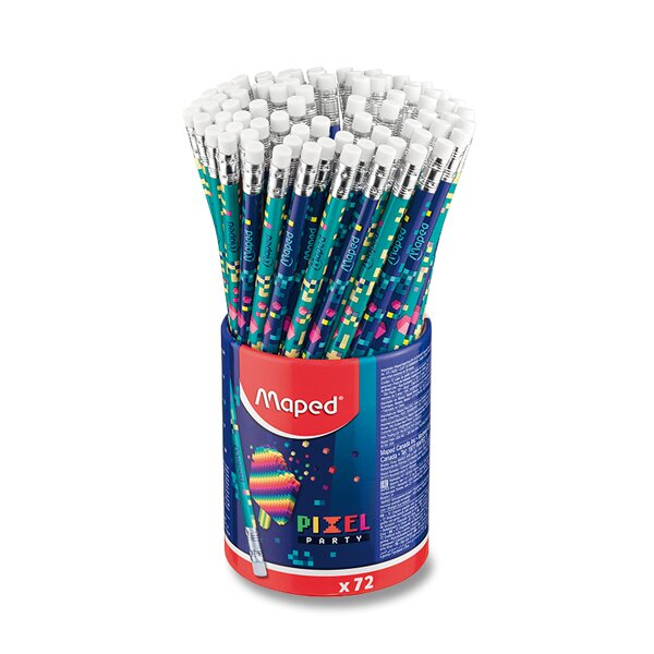 Tužka grafitová, Maped Pixel párty s gumou