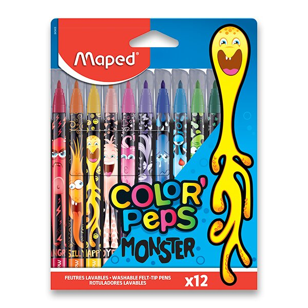 Popisovač Maped Monster, 12 kusů