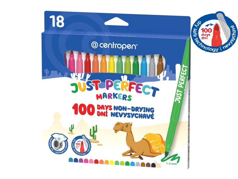 Popisovač 2510-18, JUST PERFECT, nevysychavé, Centropen