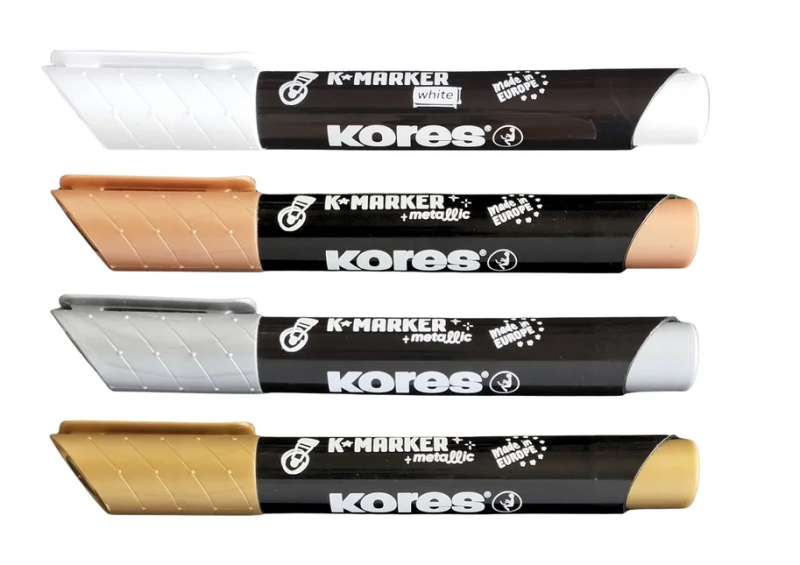Popisovače K-Marker, 4 kusy, Kores