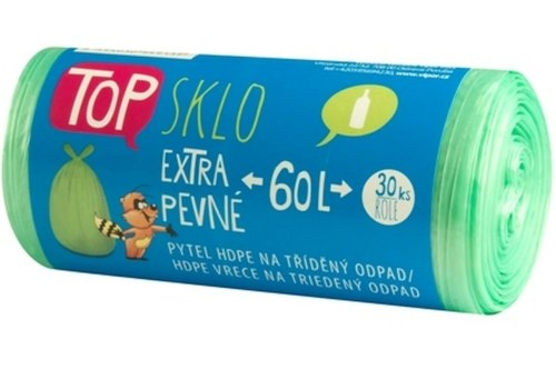 Pytle odpadové 60 litrů zelený, 30 kusů