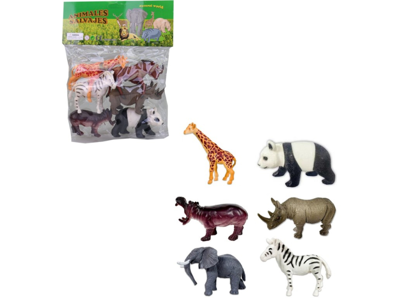 Zvířata safari 6 kusů