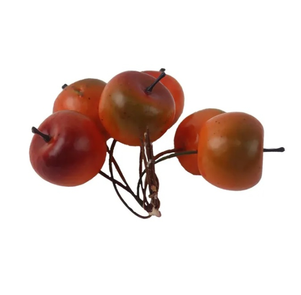 Jablíčko na drátku 3,5cm-6ks
