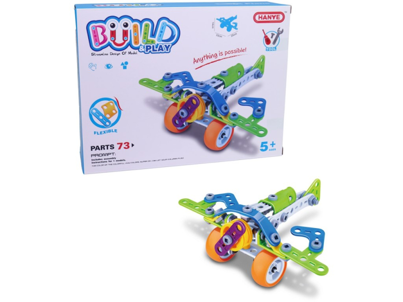 Malý Mechanik Junior, letadlo, 73 dílků