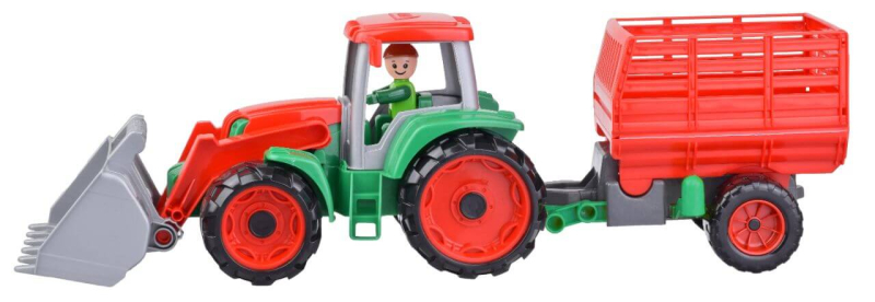 Traktor Truxx nakladač s přívěsem na seno