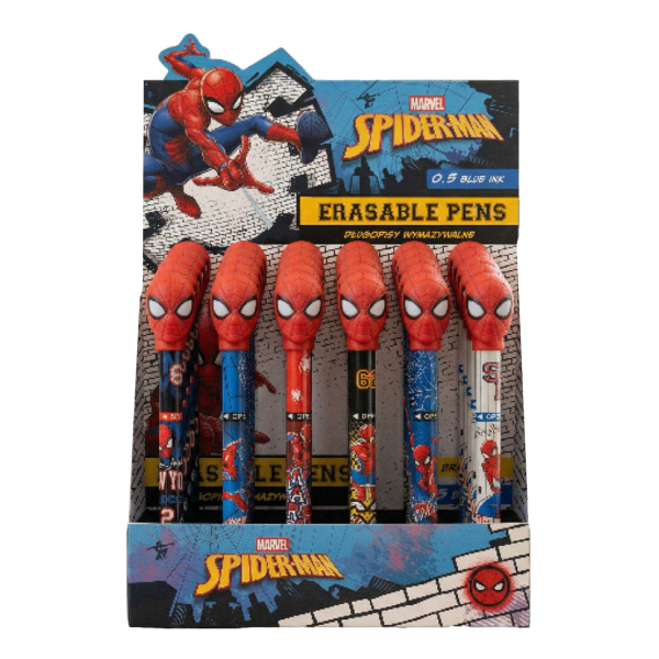 Kuličková tužka, gumovací spiderman