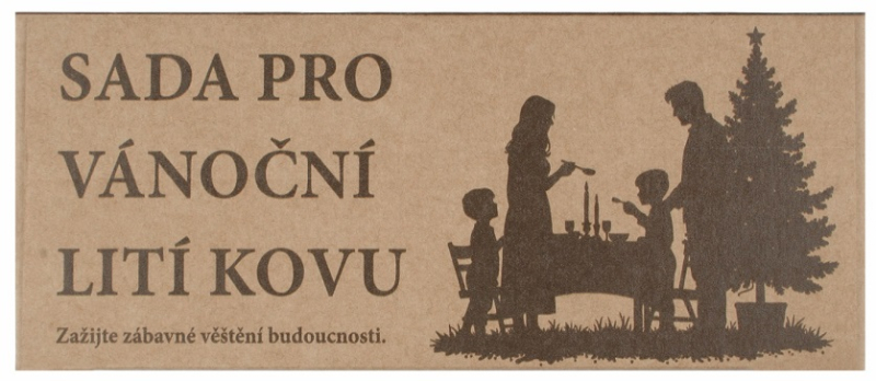 Sada pro vánoční lití kovu - cínu