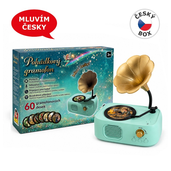 Kouzelný gramofon - 60 disků s pohádkami, písničkami a zvuky