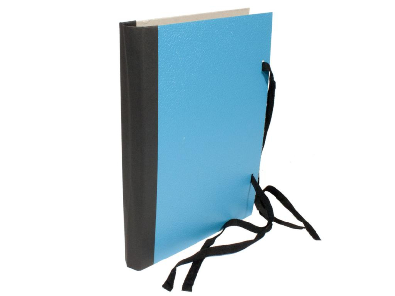 Desky spisové A4, se hřbetem, modrá