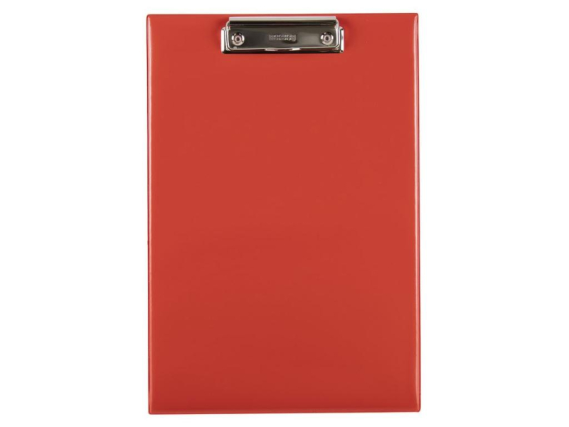 Deska s klipem A4, PVC, červená