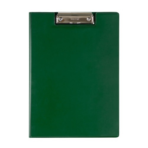 Desky s klipem A4, PVC, zelená