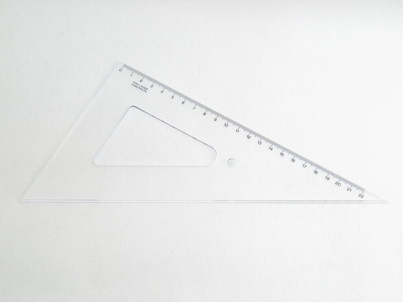 Trojúhelník 60-250 transparentní